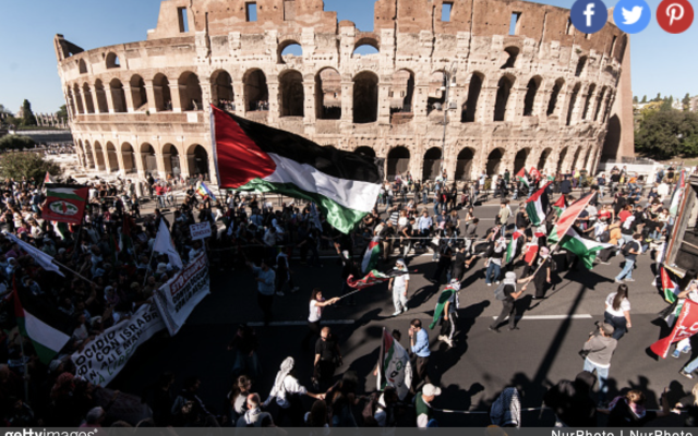 3rd of October in many places of Italy there were protests against Gaza war.
Getty Image