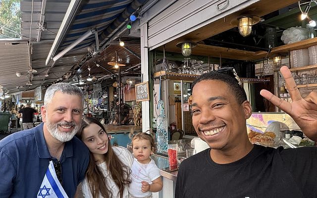 At the Shuk Hacarmel October 13th, 2025 celebrating.