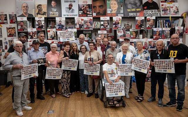 Holocaust survivors meet with released hostages and families of those still held captive (Credit: Chen G. Schimmel) Holocaust survivors meet with released hostages and families of those still held captive (Credit: Chen G. Schimmel)