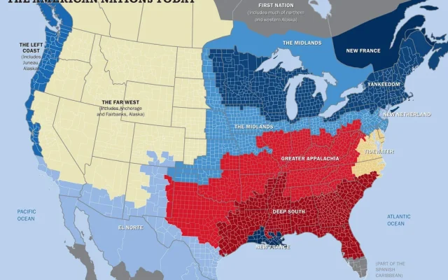 I differ from Woodard in noting that the Far West was the first extension of Greater Appalachia.
Tufts Magazine I differ from Woodard in noting that the Far West was the first extension of Greater Appalachia.
Tufts Magazine