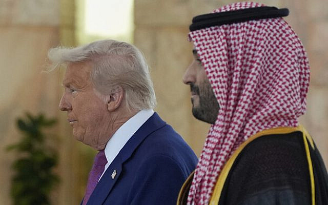 Photo: Saudi Crown Prince Mohammed bin Salman and US President Donald Trump, May 2025 AP