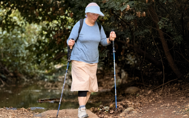 On the trail (image by Doug Goldstein)