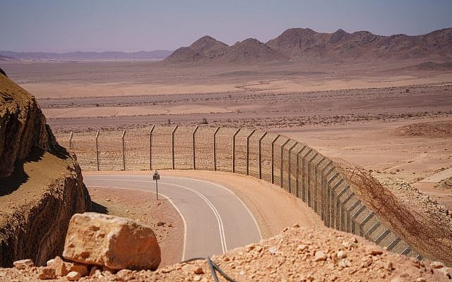 View of the Israeli-Egyptian border. September 9, 2025. (Yaniv Nadav/FLASH90)