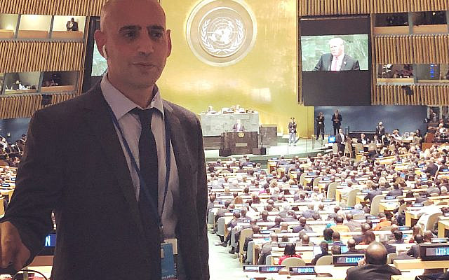 Shay Gal at the United Nations General Assembly hall in New York, during President Donald Trump’s address. (Photo courtesy of the subject)

“Friendship is a strategic asset - but sovereignty means knowing when to say yes to alliance, and when to say no to illusion".