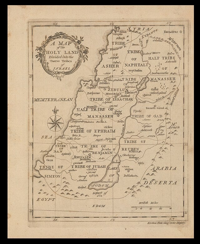 Jewish History: Tribal Boundaries