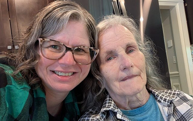The author and her mom in 2025.  Photo courtesy of the author.