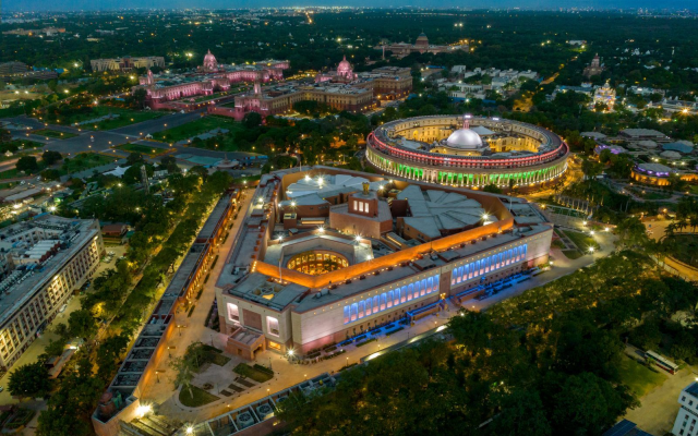 Over the Central Vista, India’s Parliament marks the rise of a Sovereign Edge State - anchored in law, steady under pressure. Photo: Vinay Panjwani, Moving Pixels Over the Central Vista, India’s Parliament marks the rise of a Sovereign Edge State - anchored in law, steady under pressure. Photo: Vinay Panjwani, Moving Pixels