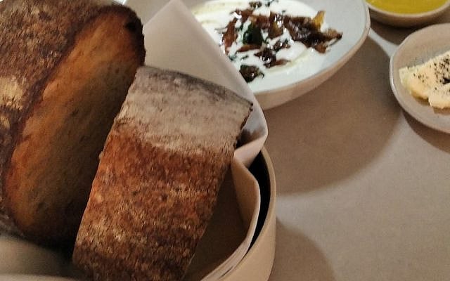 The aroma of sourdough bread will surely arouse your senses before the first taste. With olive oil jam and smokey butter. (Photo: Heddy Breuer Abramowitz)