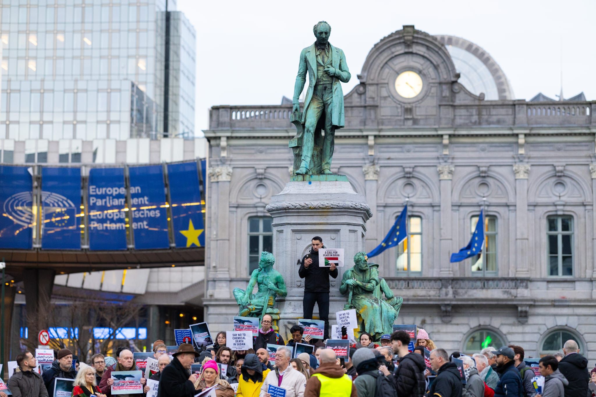 A Huge Protest Shakes Europe’s Conscience Over Sudan