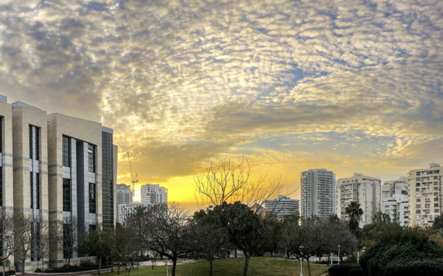 The Bar-Ilan University campus. Photo courtesy of Bar-Ilan University.