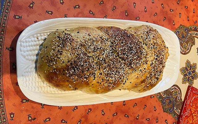 Challah-in-a-Bag finished product.  Photo courtesy of the author Faith Kramer.