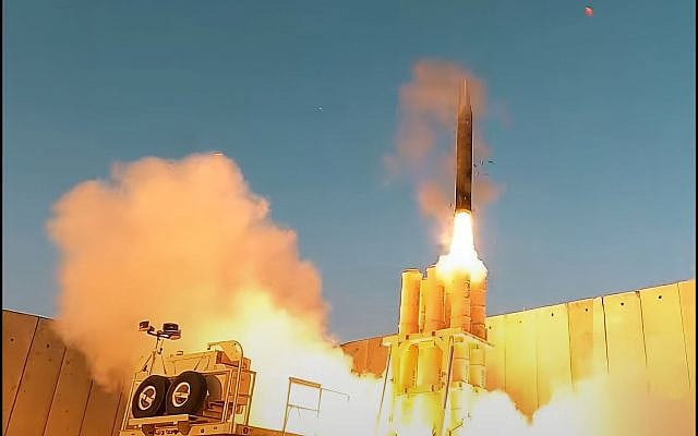 Israel’s Arrow 3 missile defence system, designed to intercept long-range and ballistic missile threats outside the atmosphere.

Photo: Israeli Air Force / Wikimedia Commons (CC BY-SA 3.0)
