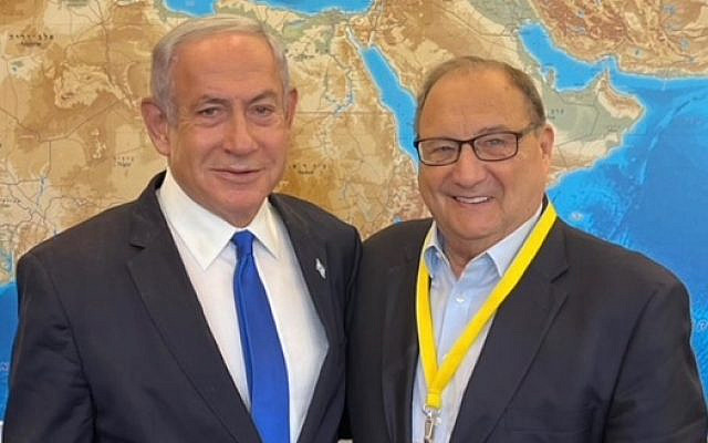 Prime Minister Benjamin Netanyahu and Abe Foxman, national director emeritus of the ADL - Anti-Defamation League. (courtesy, Foxman) Prime Minister Benjamin Netanyahu and Abe Foxman, national director emeritus of the ADL - Anti-Defamation League. (courtesy, Foxman)