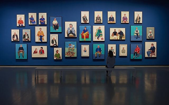 Installation view David Hockney 25. Courtesy Fondation Louis Vuitton