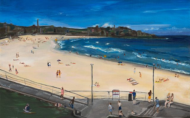 Ruth Lacey, Bondi Beach, 2018, oil on canvas, 50 x 60 cm Ruth Lacey, Bondi Beach, 2018, oil on canvas, 50 x 60 cm