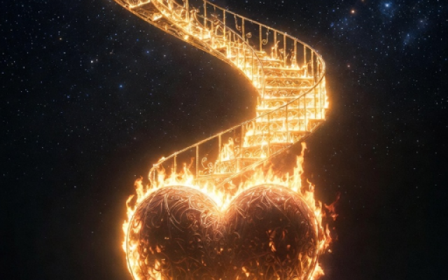 Staircase to the Heart - Grok XAI Staircase to the Heart - Grok XAI