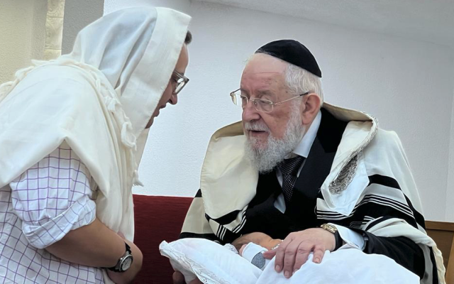 Brit Milah: The moment I told Rabbi Yisrael Meir Lau my son's name - after his own brother - Naftali zt'll