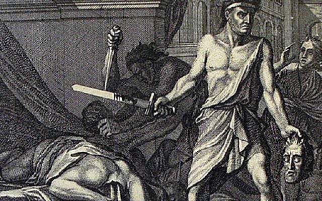 Shimon and Levi killl the men of Shechem, Christoph Weigel, ca.1700 (Wikimedia Commons)