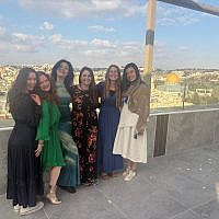 On Chanukah I was at a beautiful wedding at Yeshivat Hakotel, that overlooked the old city and the Western Wall. It was a gorgeous, sunny day. The Kallah, bride, walked through the streets of the old city giving blessings to everyone that asked. She was stunning, and once the ring was on her finger, the groom put his Tallit over both of them for the rest of the ceremony.