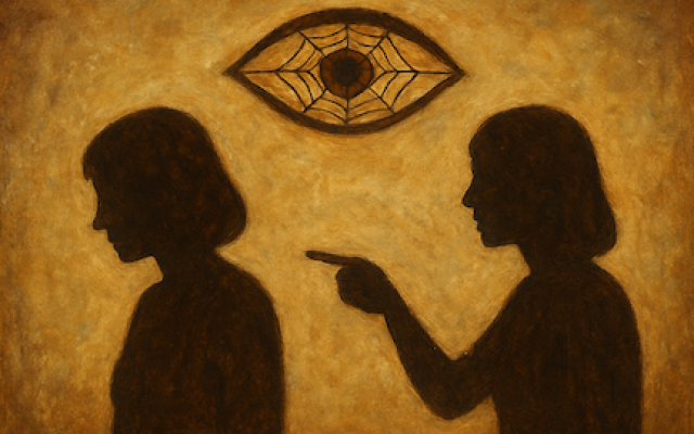 Betrayal. “Image created by Julia T. Noble using AI tools”