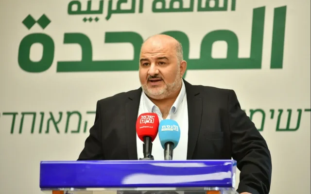 Mansour Abbas (Photo by Reuven Castro)