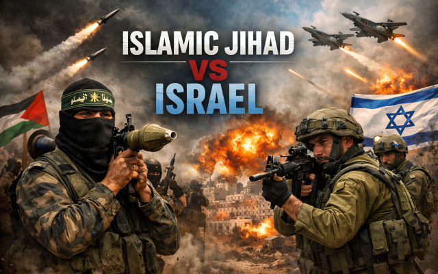 Illustration of Jihadis vs the IDF (Photo generated with ChatGPT)
