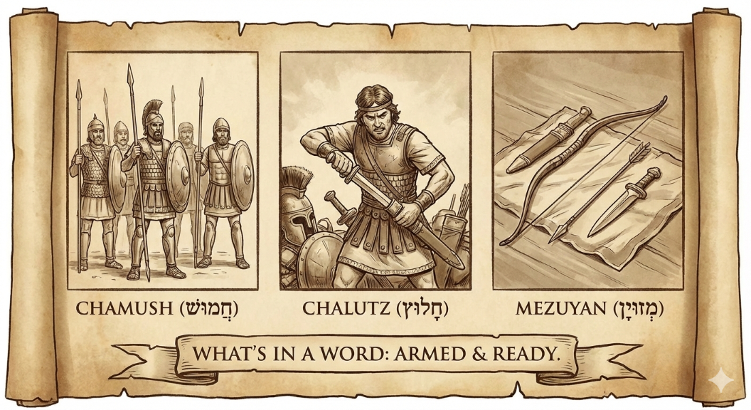 Weaponed Up and Ready – chamush, chalutz, and mezuyan