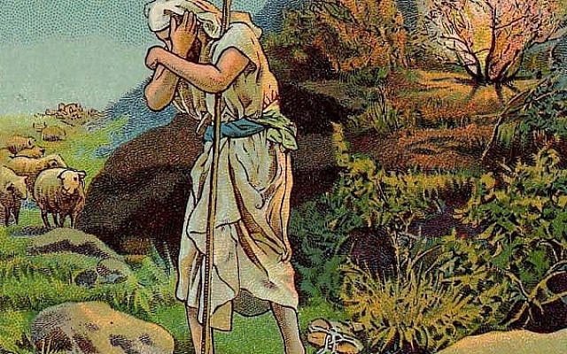 The Call of Moses published by the Providence Lithograph Company, 1900