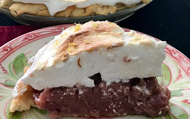 Spiced Pomegranate Meringue Pie photo courtesy of the author.