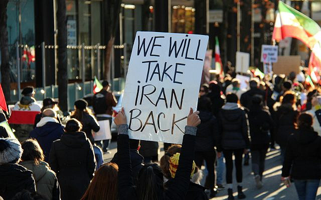 Anti-regime protests in Canada (Photo via Pexels)
