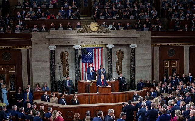 President Donald Trump delivers his State of the Union address, Tuesday, February 24, 2026, on the House floor of the U.S. Capitol in Washington, D.C. (Official White House Photo by Andrea Hanks) President Donald Trump delivers his State of the Union address, Tuesday, February 24, 2026, on the House floor of the U.S. Capitol in Washington, D.C. (Official White House Photo by Andrea Hanks)