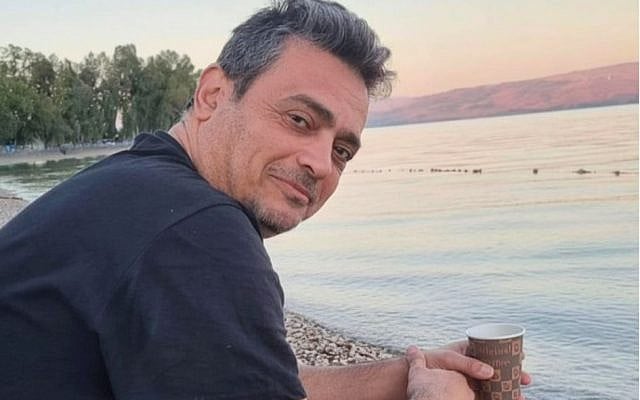 Avi the Beautiful Zakuto at his encampment on the Sea of Galilee. "women fell at his feet, and the men were happy for him" (Photo: Facebook)