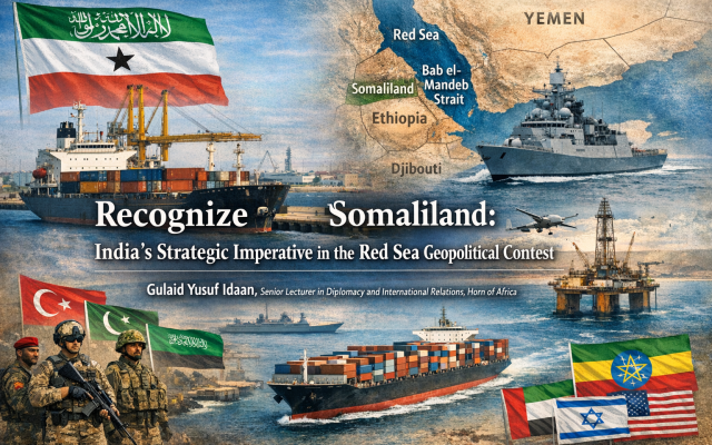 “Horn of Africa and Red Sea strategic map highlighting Somaliland’s maritime and security significance and regional power influences.”