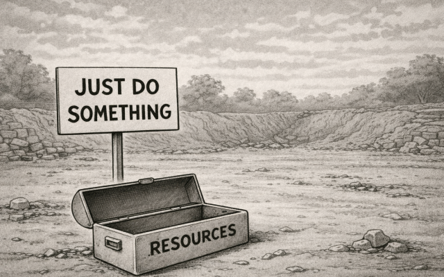 The empty Jewish resources bin. Generated by AI.