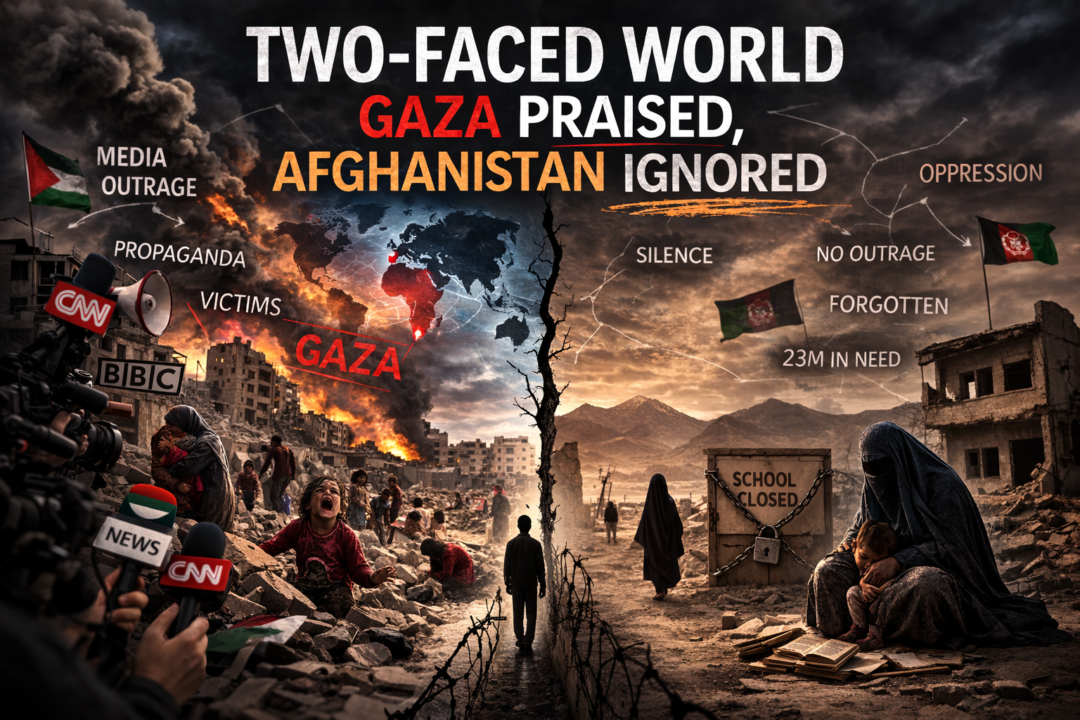 The Blogs: Two Faces of the World: Gaza Over Afghanistan | Sabine Sterk ...