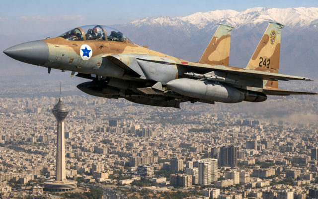 Ra'am over Tehran (diffuser, AI)