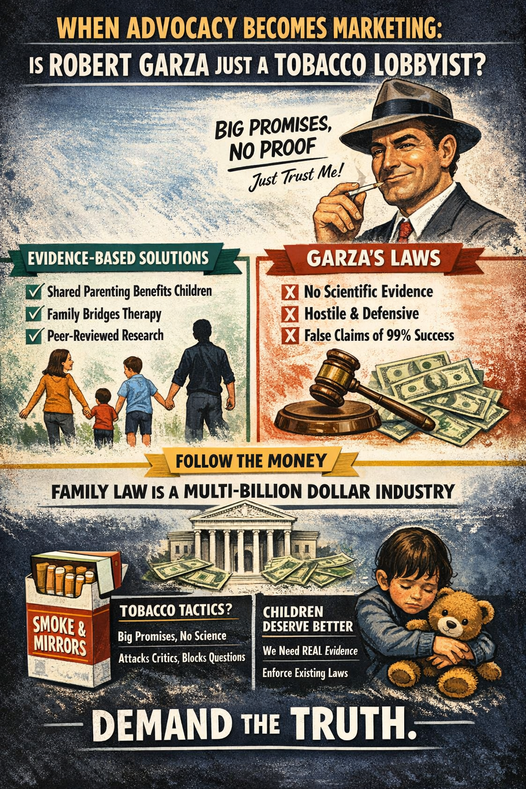 Comparing Robert Garza to a Tobacco Company Lobbyist