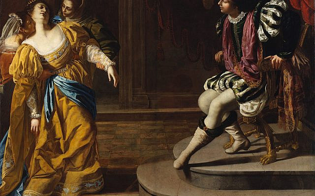 Esther before Ahasuerus, Artemisia Gentileschi (c. 1628–1635), via Wikimedia Commons