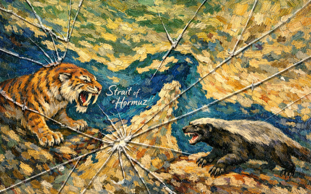Strait of Hermuz - Made for Author by ChatGPT