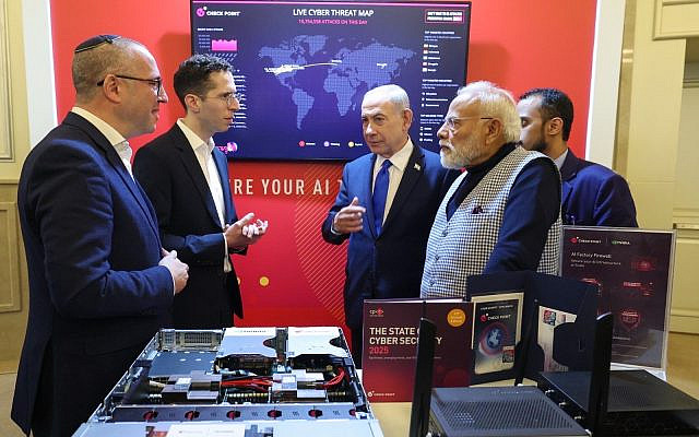 Prime Minister Narendra Modi and Israeli Prime Minister Benjamin Netanyahu during the exhibition in Jerusalem, on Feb 25, 2026. Credit: X/@narendramodi Prime Minister Narendra Modi and Israeli Prime Minister Benjamin Netanyahu during the exhibition in Jerusalem, on Feb 25, 2026. Credit: X/@narendramodi
