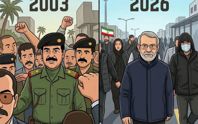 Saddam also walked the streets of Baghdad before they found him in a hole. (AI-generated)