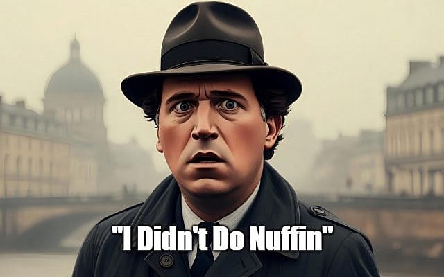 I didn't do nuffin.