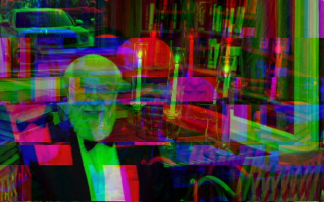 Author's AI-assisted artistic rendering of AI-rabbi screenshot (courtesy)