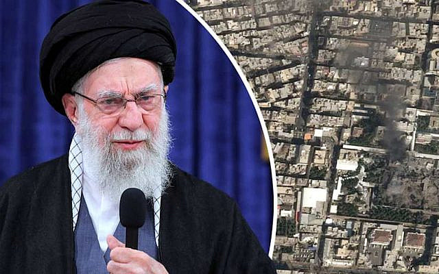 Image:Iran’s Supreme Leader Ayatollah Ali Khamenei and a satellite image showing damage to his Tehran compound following US-Israeli strikes. The attack intensified questions about Iran’s leadership succession and the risks of regime change during wartime. (AP) Image:Iran’s Supreme Leader Ayatollah Ali Khamenei and a satellite image showing damage to his Tehran compound following US-Israeli strikes. The attack intensified questions about Iran’s leadership succession and the risks of regime change during wartime. (AP)