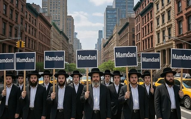 Supported by the people he prayed to destroy won Momdani the day. (image generated with AI)