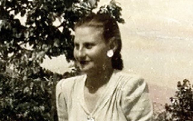 Rose Silberberg in Italy after the war, beginning to rebuild her life.