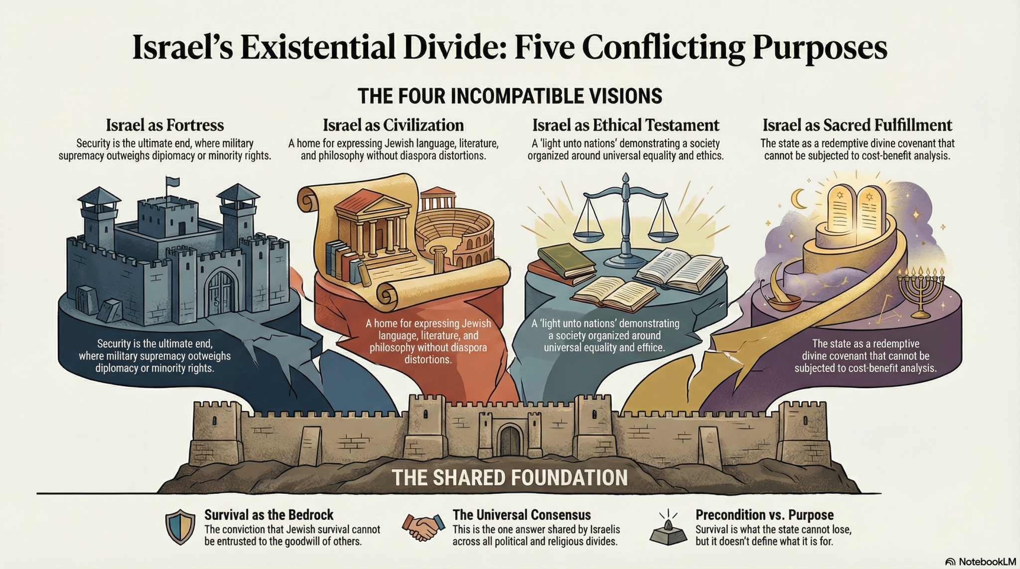 Israel Doesn’t Have One Purpose. It Has Five. That’s the Problem.