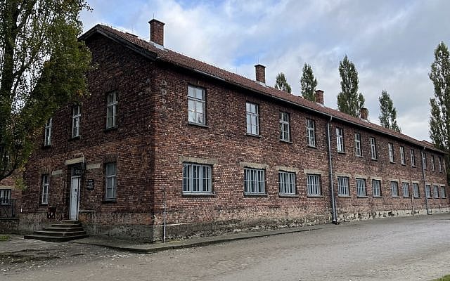 Block 21 at the Auschwitz-Birkenau Memorial and Museum (Photo: Yishai Jusidman)