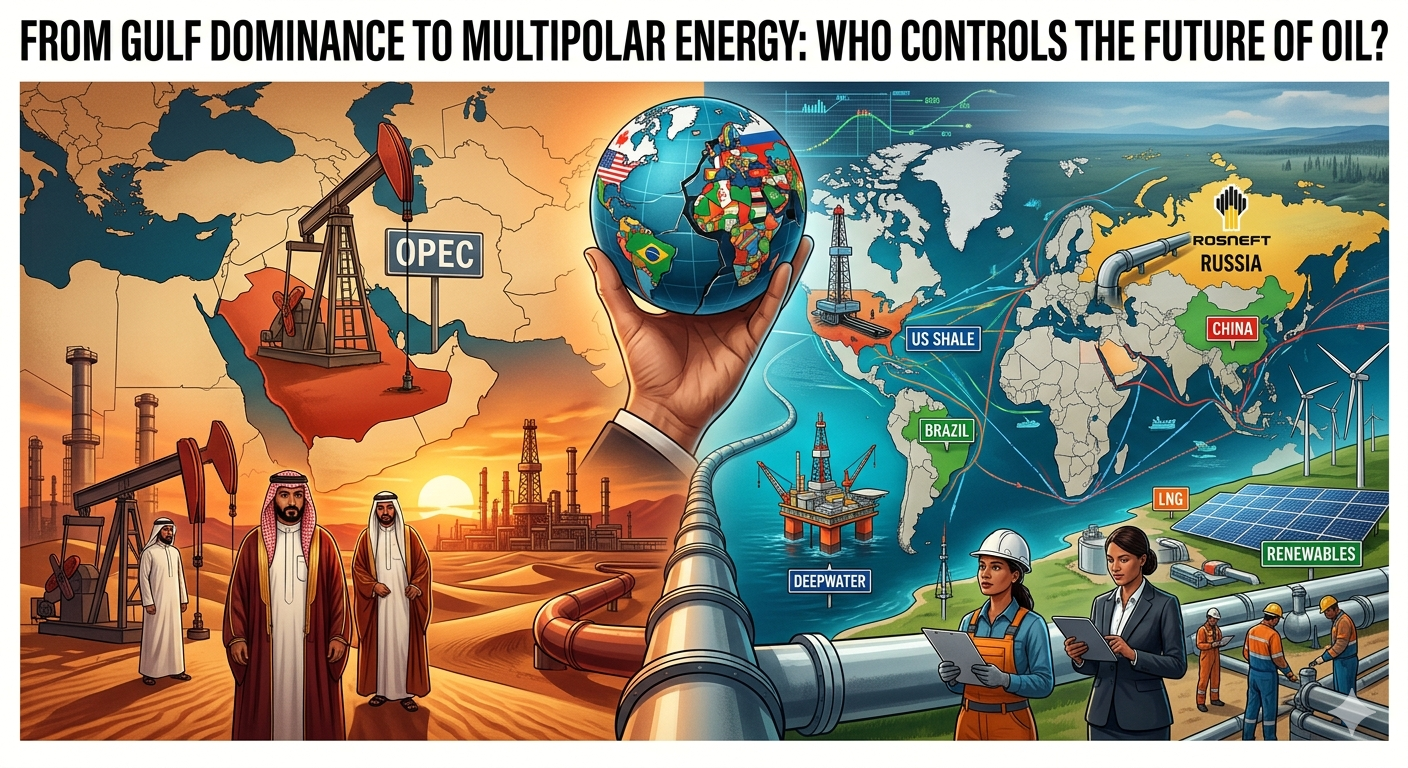 From Gulf Dominance to Multipolar Energy: Who Controls the Future of Oil?