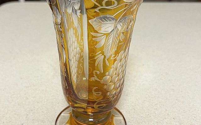 The yellow vase which once belonged to writers grandmother.
Credit: Laura Kam